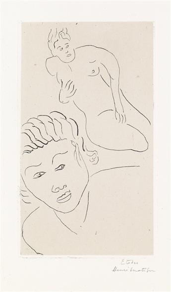 HENRI MATISSE Nu et Buste.